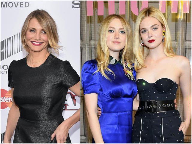 キャメロン・ディアスがTikTokデビュー！ダコタ＆エル・ファニング姉妹が「ワイン・チャレンジ」で反応