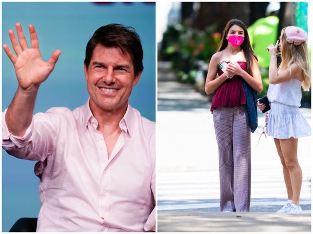 トム・クルーズの愛娘スリ・クルーズ、マスク姿でも「美少女っぷり」が際立つ