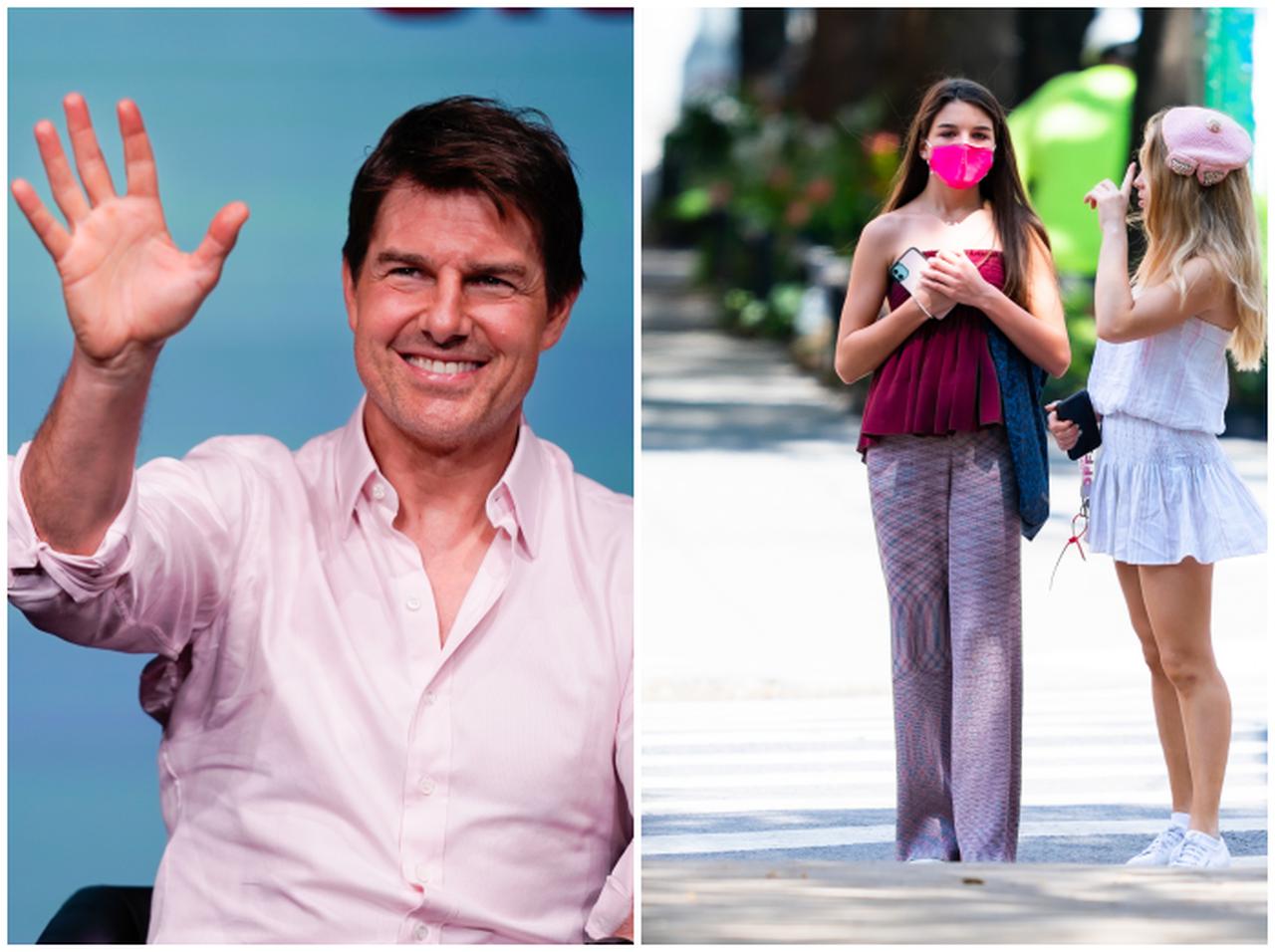 トム・クルーズの愛娘スリ・クルーズ、マスク姿でも「美少女っぷり」が際立つ