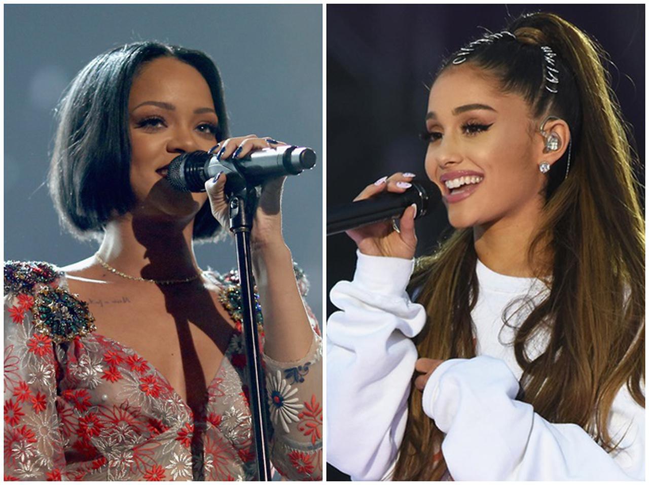 アリアナ・グランデ、Spotifyで最高記録を樹立！ついでに前王者リアーナにお願い