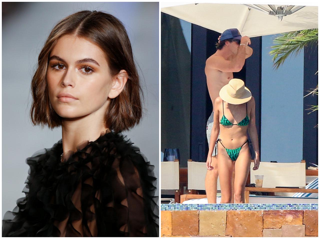 カイア・ガーバー、両親の目の前で噂の新恋人とプールの中で…【写真アリ】