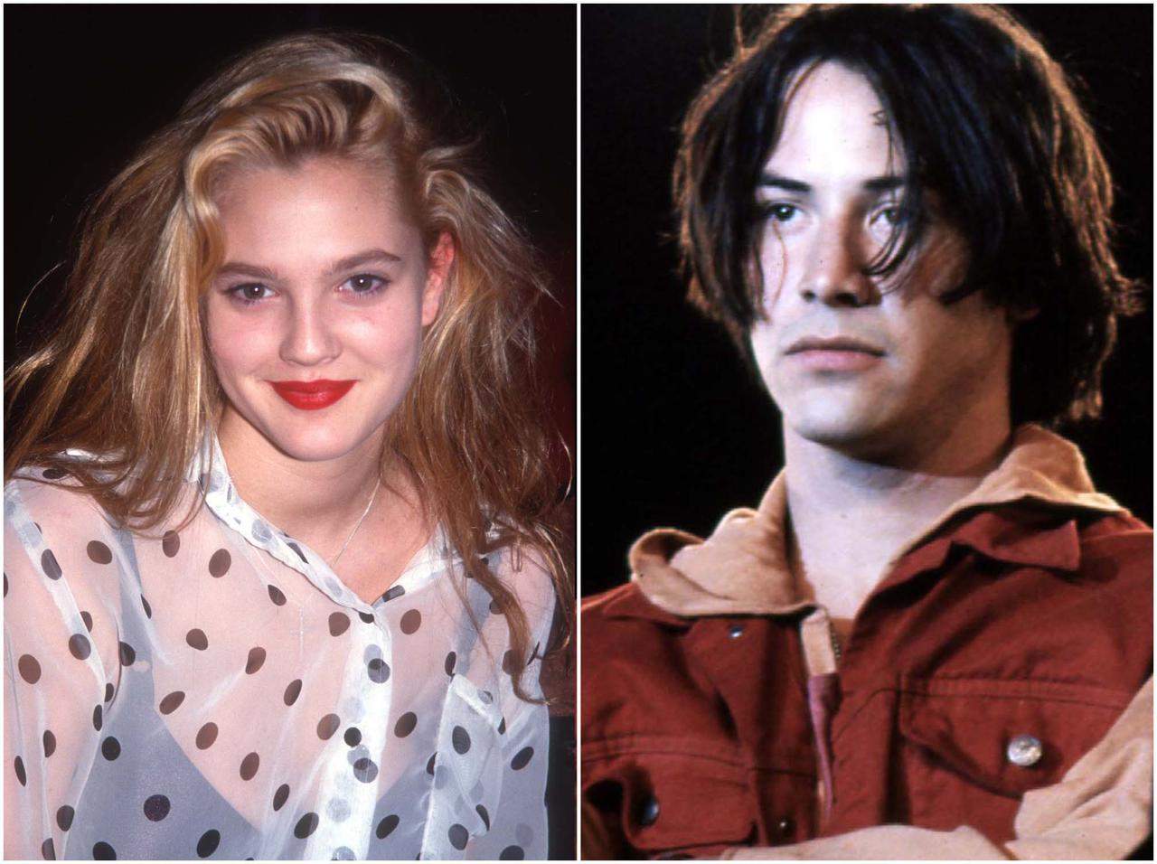 27歳キアヌ・リーブスが16歳ドリュー・バリモアの誕生日にしたことが漫画を超える胸キュン