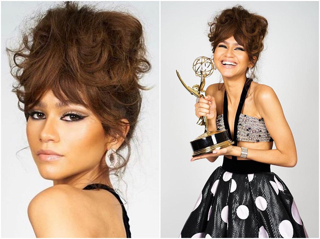 ゼンデイヤのエミー賞でのアップヘアがオシャレ！担当スタイリストがつくり方を伝授