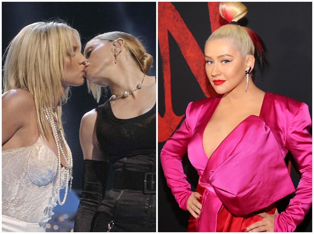 クリスティーナ・アギレラ、マドンナとブリトニーのキスは「衝撃的ではなかった」