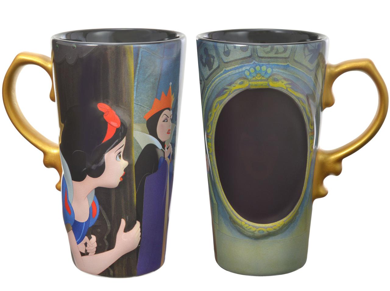ディズニー『白雪姫』、お湯を注ぐと魔法の鏡が変化するマグカップ発売