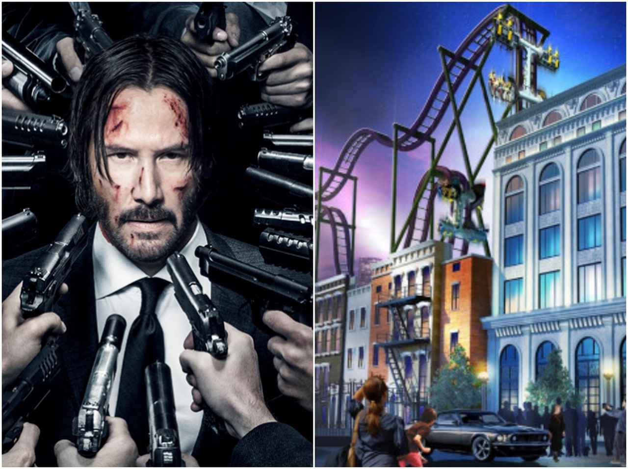 キアヌ・リーブス主演『ジョン・ウィック』がテーマの「絶叫マシン」が誕生へ