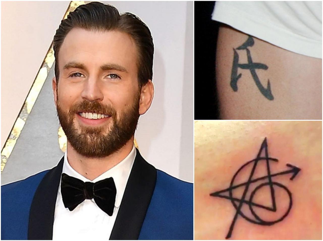 クリス・エヴァンスは脱ぐとタトゥーだらけ！漢字の「氏」のタトゥーの意味は？【解説】