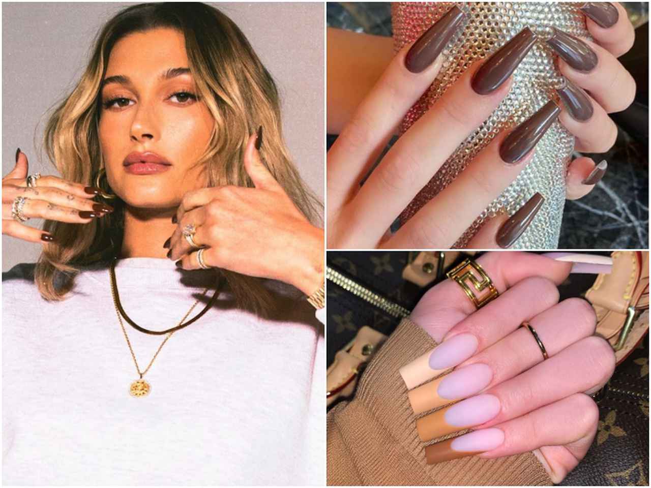 ヘイリーも夢中♡この秋は「チョコレートブラウンネイル」が大ブームの予感