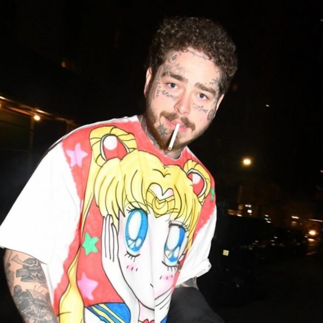 ポスト・マローンが身につけていた『セーラームーン』グッズが意外すぎる
