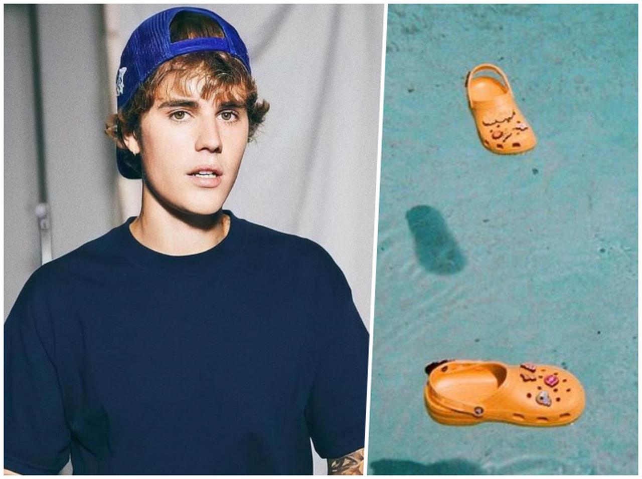 ジャスティン・ビーバー、プライベートでガチ愛用する「クロックス(Crocs)」とコラボ