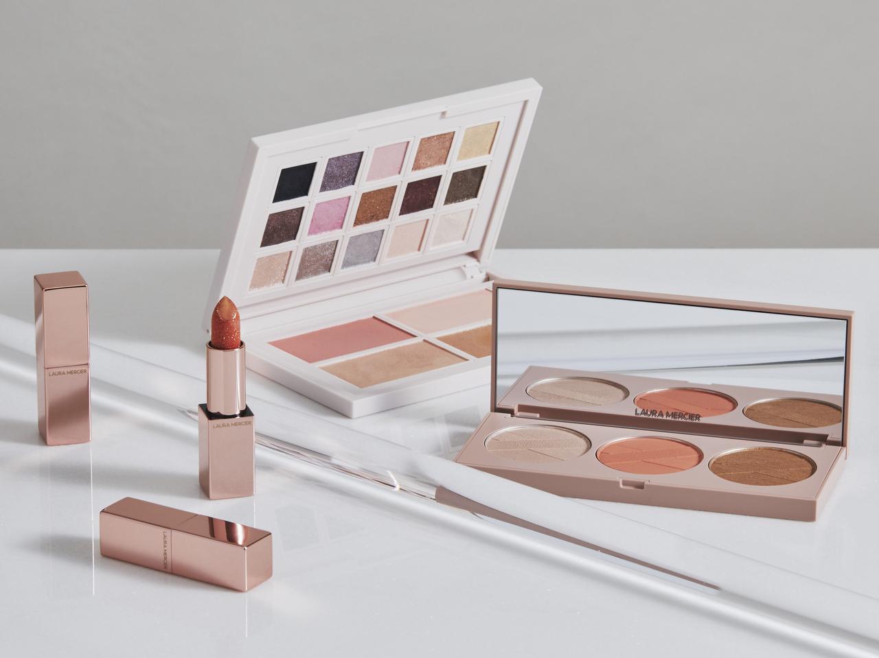 ローラ メルシエ、“バレリーナ”着想のクリスマス限定15色アイシャドウ＆グリッターリップが登場