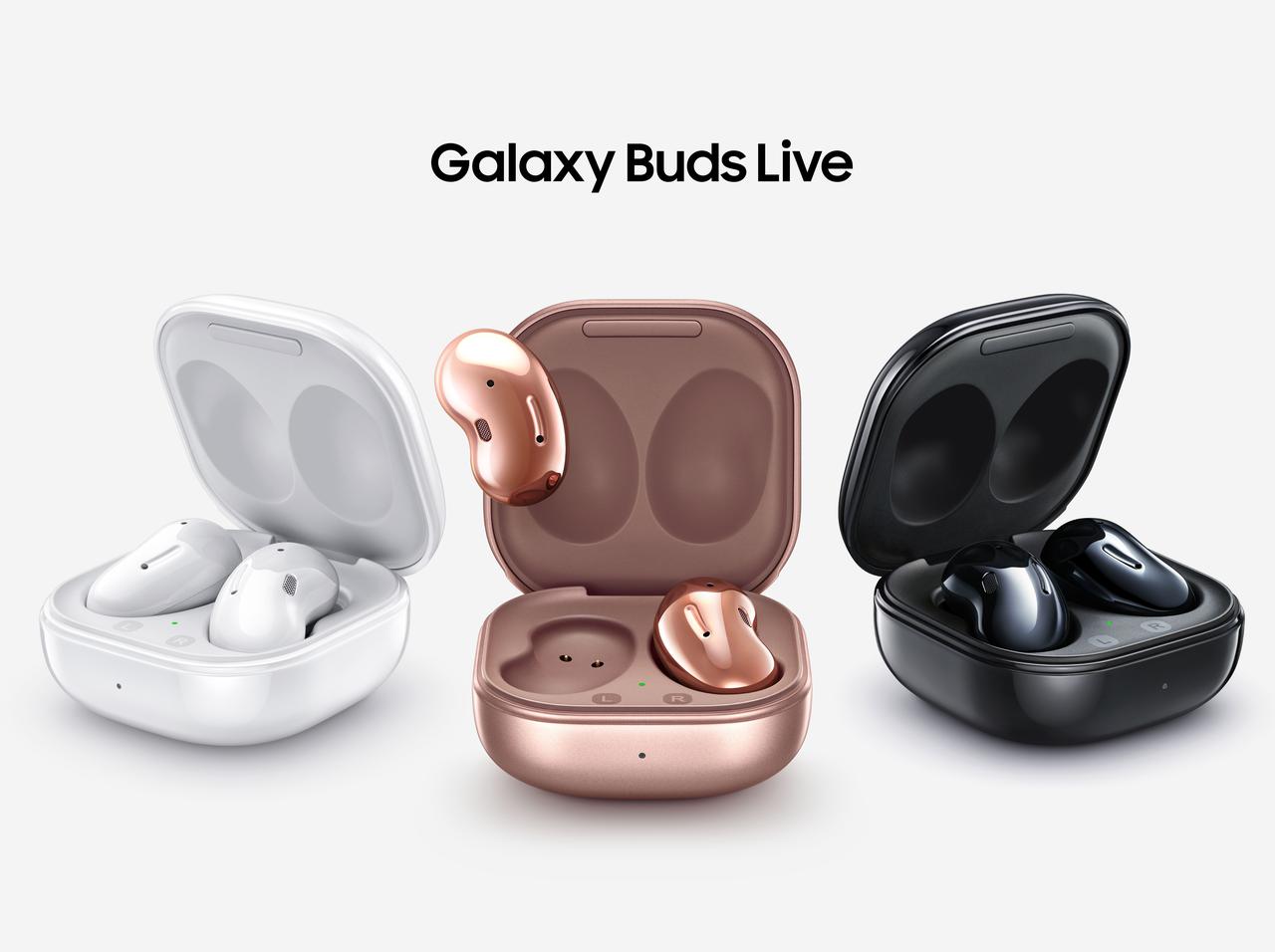 Galaxyがデザイン性と着け心地を追求したワイヤレスイヤホン「Galaxy Buds Live」発売