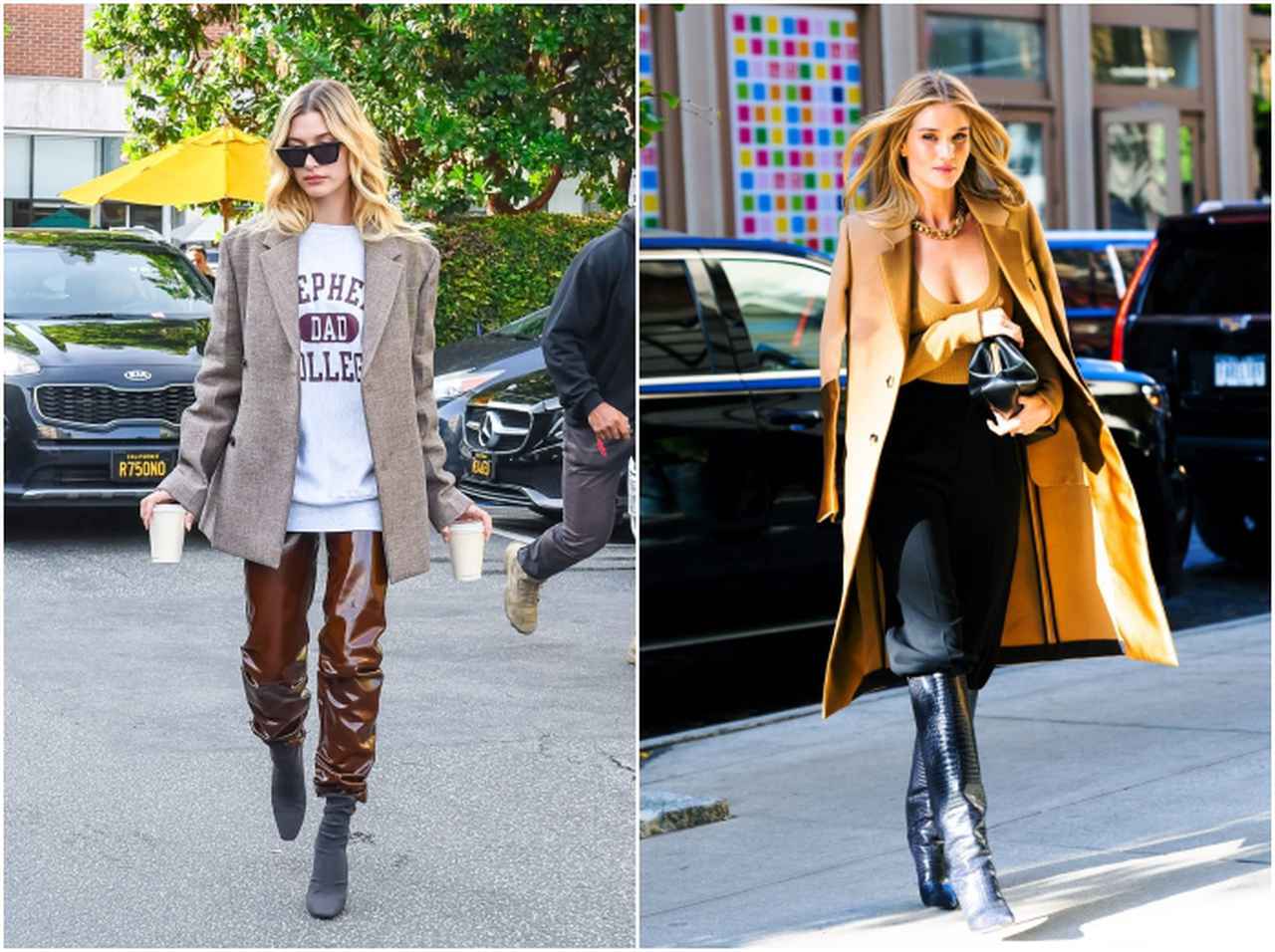 「パンツをブーツにイン」が秋の最旬スタイル！ヘイリー・ビーバーらモデルがお手本