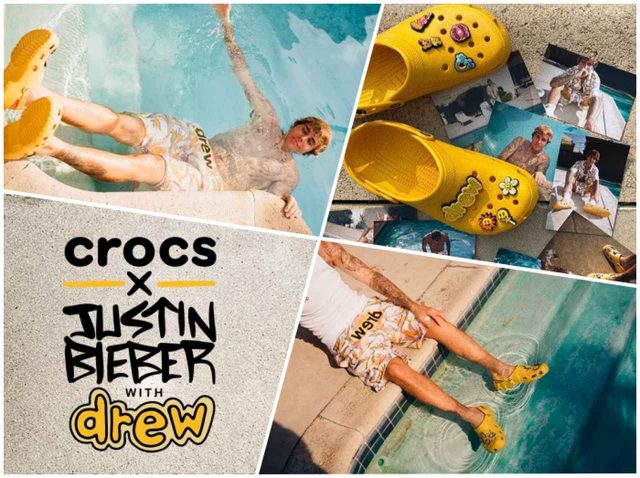 ジャスティン・ビーバー、クロックスとのコラボシューズが10月14日に発売決定