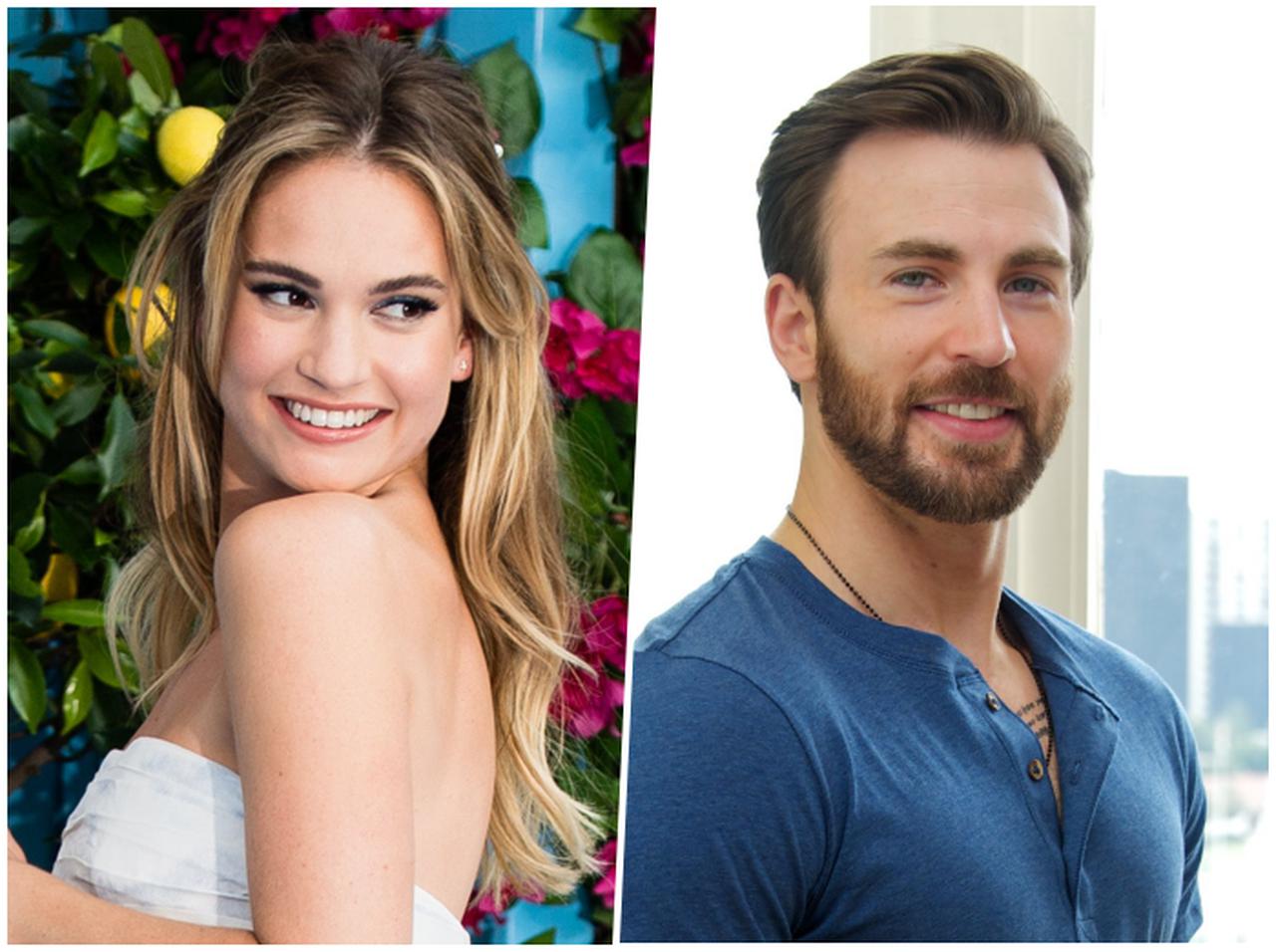 クリス・エヴァンスとの「ひと夏の恋」にリリー・ジェームズが言葉を濁す