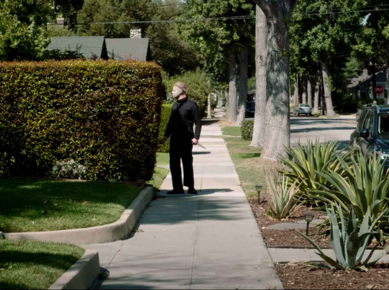 2020年はハロウィン中止⁉ ホラー映画『ハロウィン』の殺人鬼が困惑する様子がコチラ