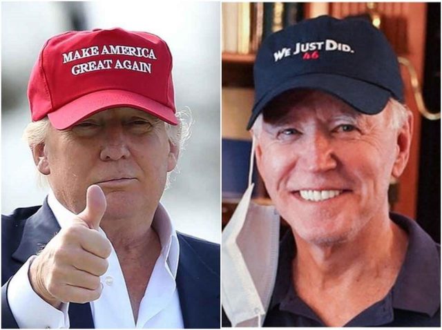 ジョー・バイデン氏、「帽子」を使ってトランプ大統領に勝利宣言？