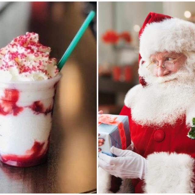 スタバの裏メニュー、「サンタクロース・フラペチーノ」でクリスマス気分を先取り