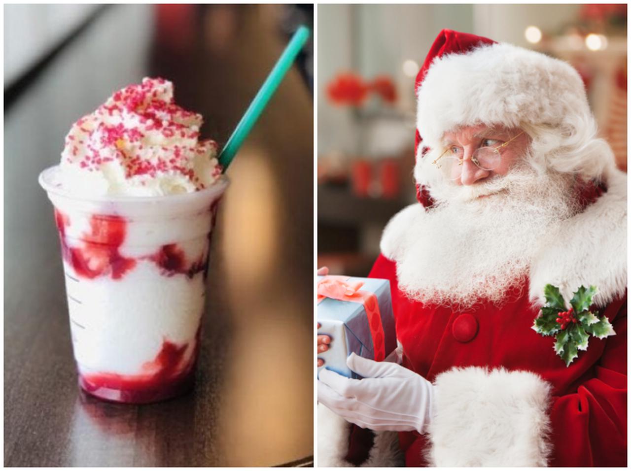 スタバの裏メニュー、「サンタクロース・フラペチーノ」でクリスマス気分を先取り