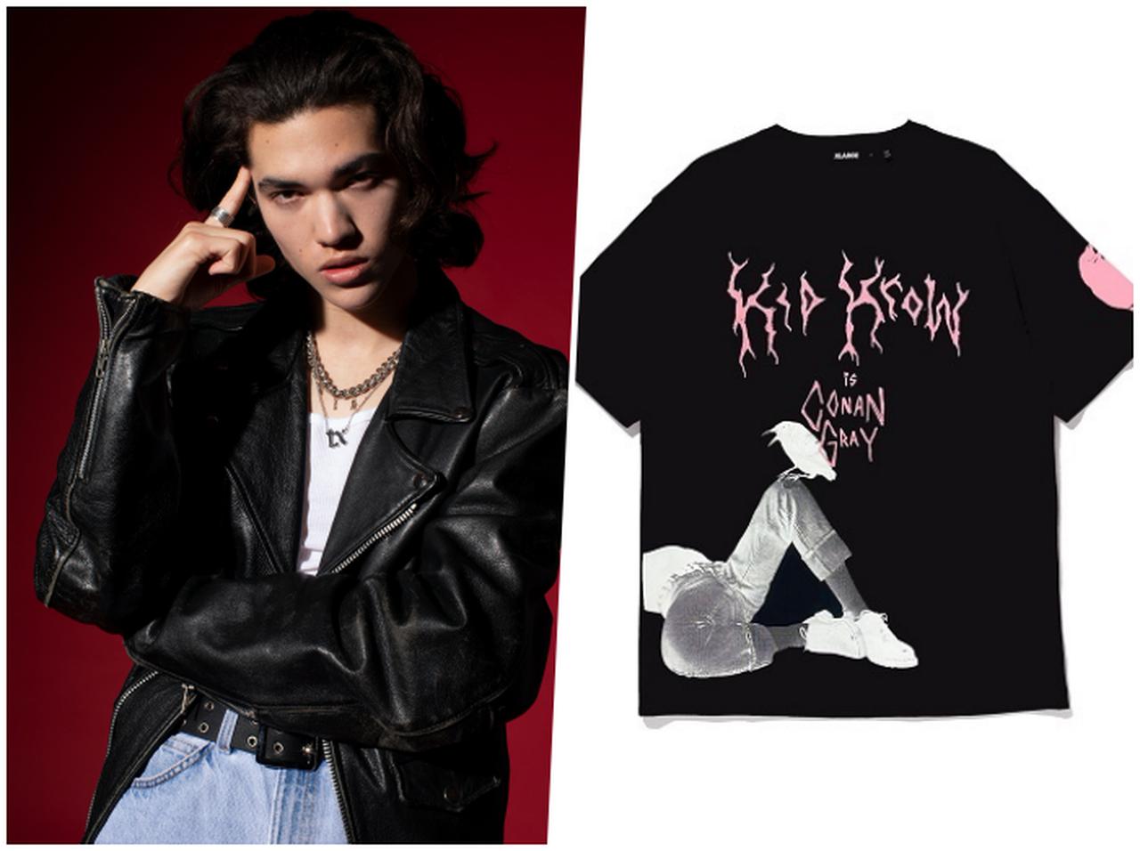 コナン・グレイ、XLARGEとのコラボTシャツの発売が決定