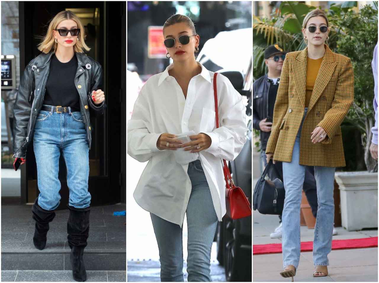 ヘイリー・ビーバーの最旬「冬デニムコーデ」８選