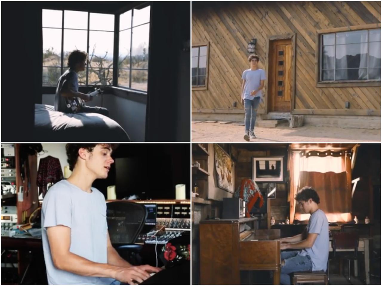 ジョシュア・バセット、デビューEPの進行をチラ見せ!砂漠のど真ん中で曲作り