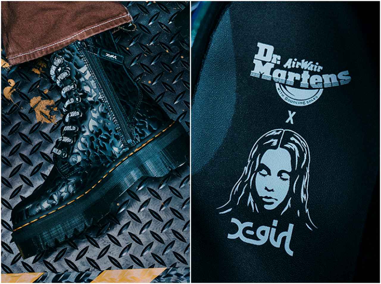 ドクターマーチンとX-girlが初コラボ！厚底のブーツとシューズを発売