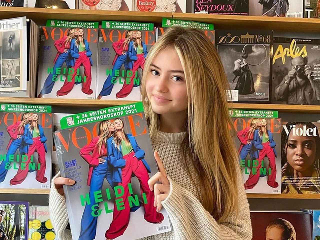 ハイディ・クルム16歳の美人娘がモデルデビュー!親子でVogueの表紙を飾る