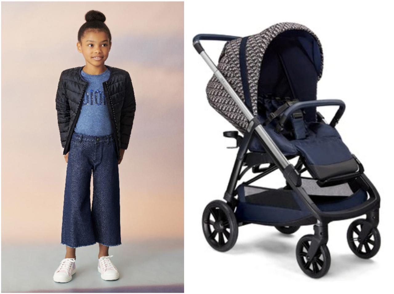 ベビー ディオールから新作、ブランド初のベビーカーも発売