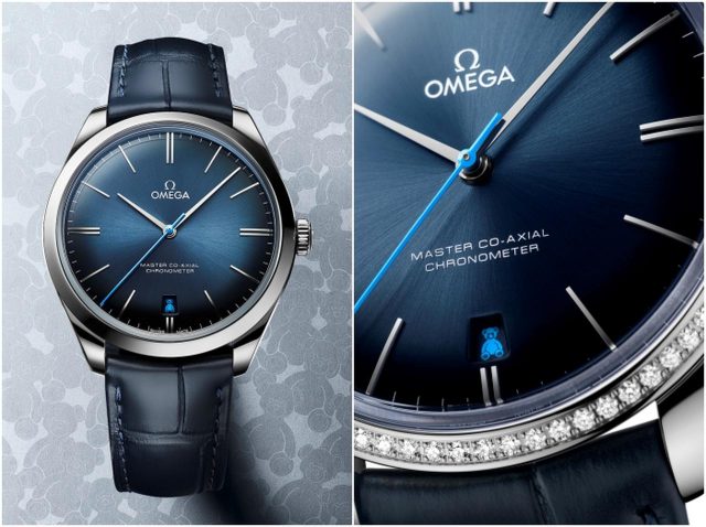 月に1度テディベアが現れる！オメガから視力を守る活動を支える時計