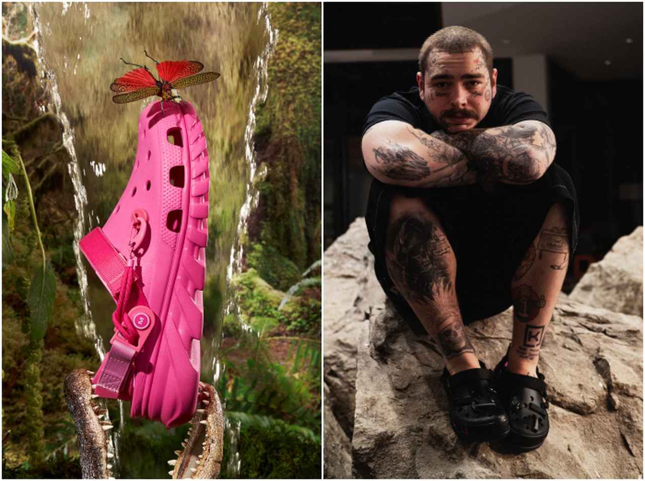 クロックスがポスト・マローンとコラボ第5弾、全世界同時で限定モデル発売