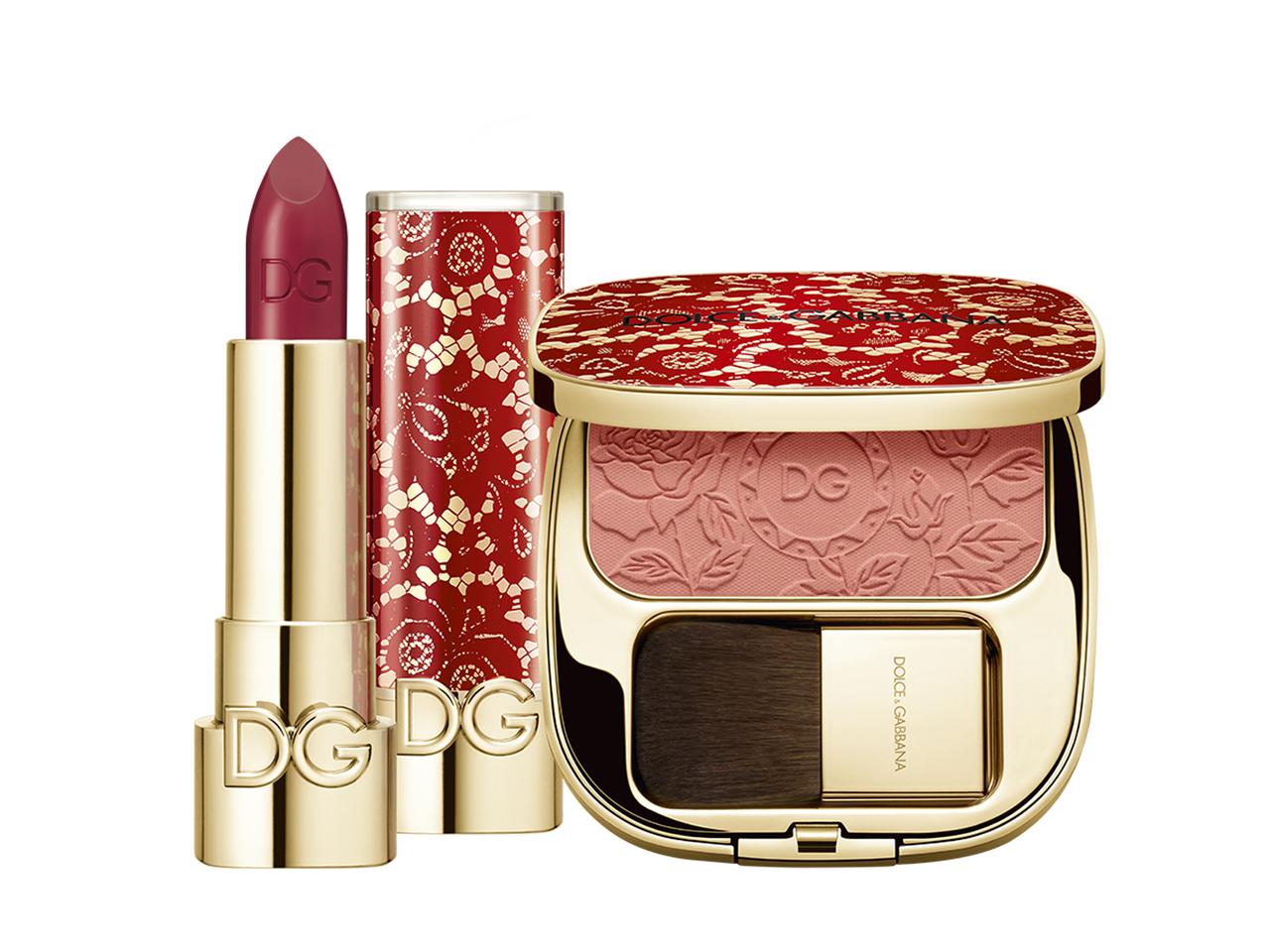 ドルチェ＆ガッバーナ、バレンタインを彩る限定チーク＆リップケース登場