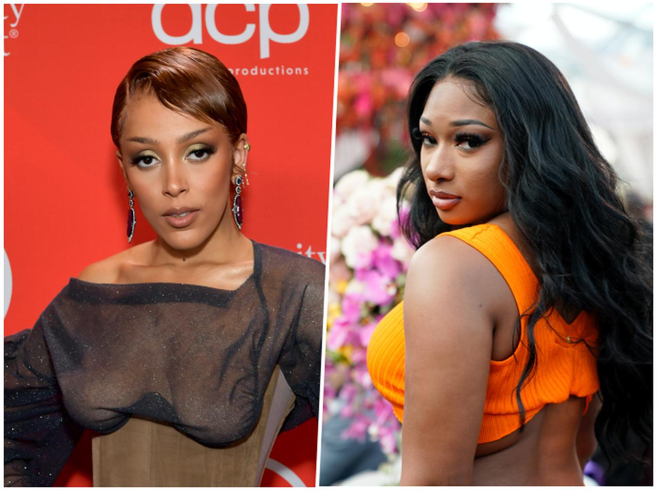 注目ラッパーの共演が実現か、ドージャとメーガンにコラボ説が浮上