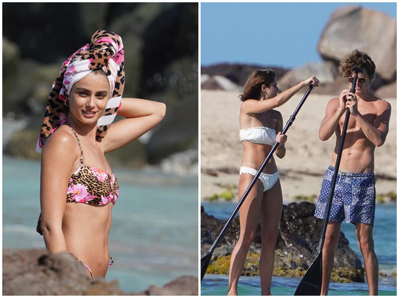 テイラー・ヒル、仕事現場に恋人を同伴させ海上デート