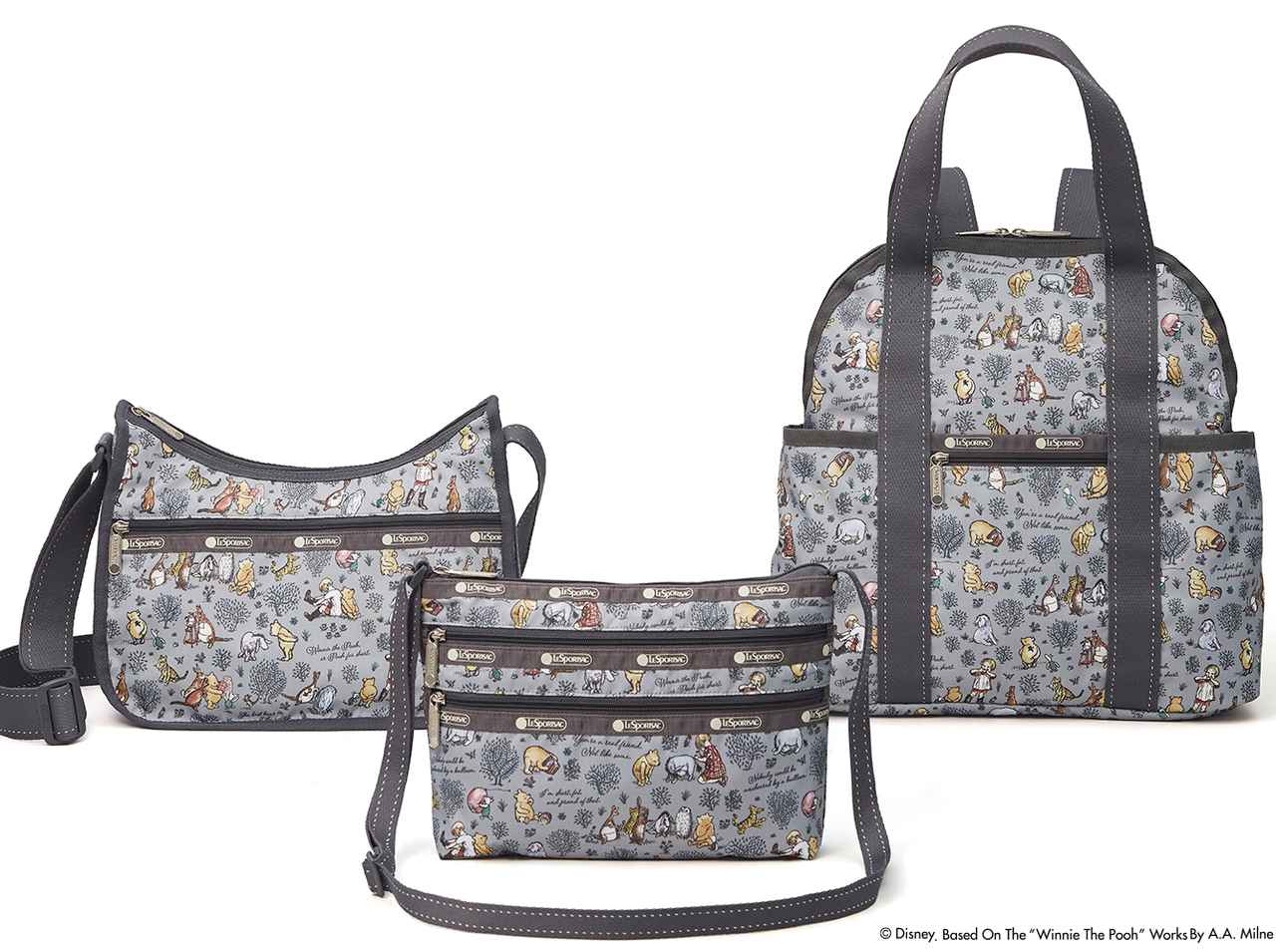 レスポートサックが「ディズニー クラシック・プー」との初コレクションを日本限定発売