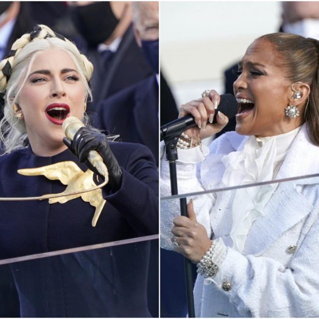 【米大統領就任式】レディー・ガガが圧巻の国歌斉唱 ジェニファー・ロペスは愛国歌をプチアレンジ