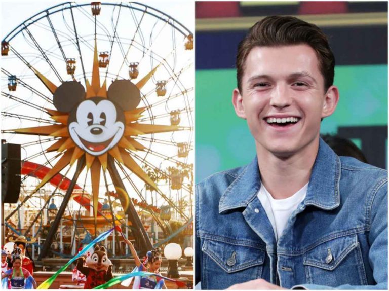 ディズニーランド、『スパイダーマン』の新アトラクションをトム・ホランドが初お披露目