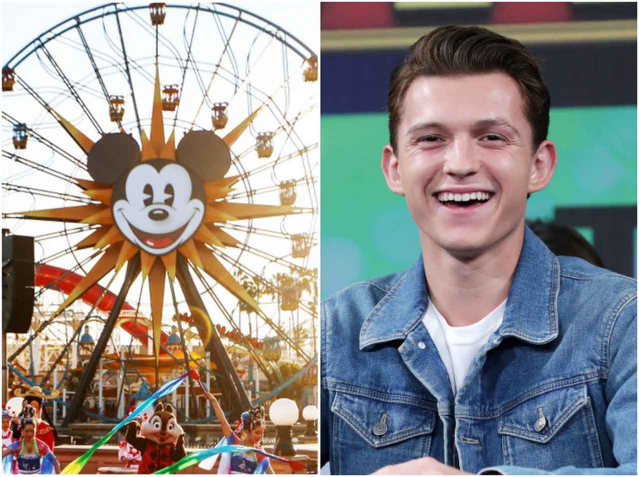 ディズニーランド、『スパイダーマン』の新アトラクションをトム・ホランドが初お披露目