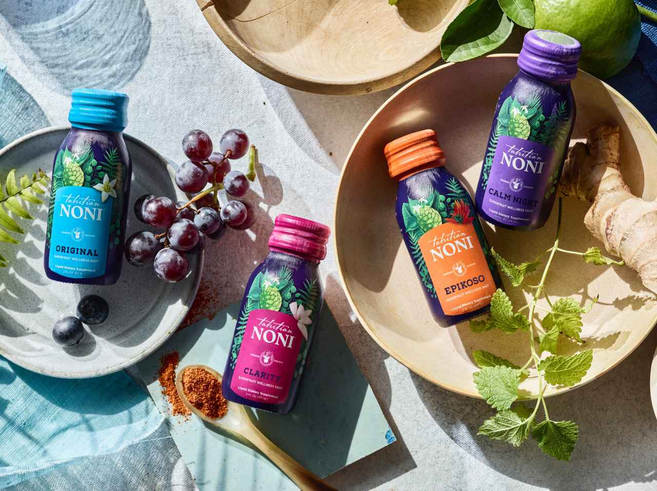 ノニ配合のヘルシー飲料「タヒチアンノニ ウェルネスショット」が登場