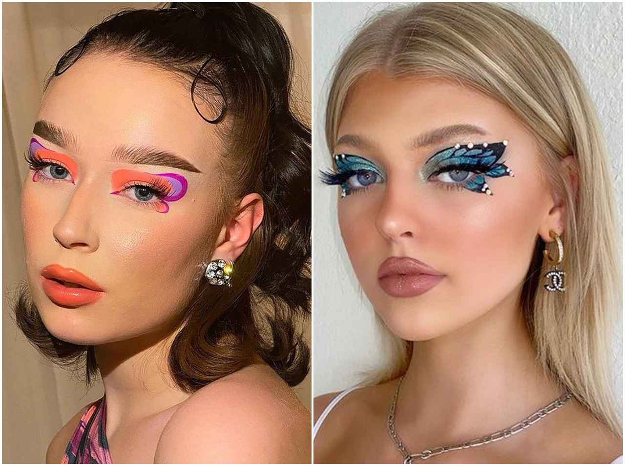 カラフルな蝶をオン！バタフライアイメイクが海外のティーンに大人気