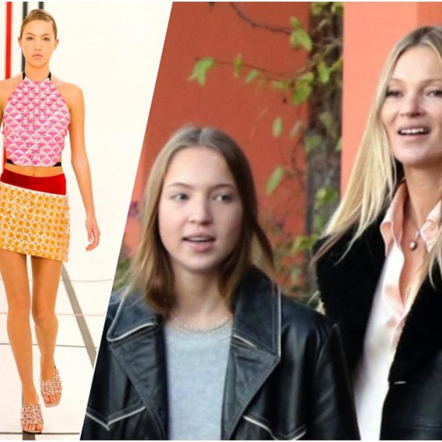 ケイト・モスとモデルデビューした18歳の愛娘ライラ・グレースの親子コーデがクール