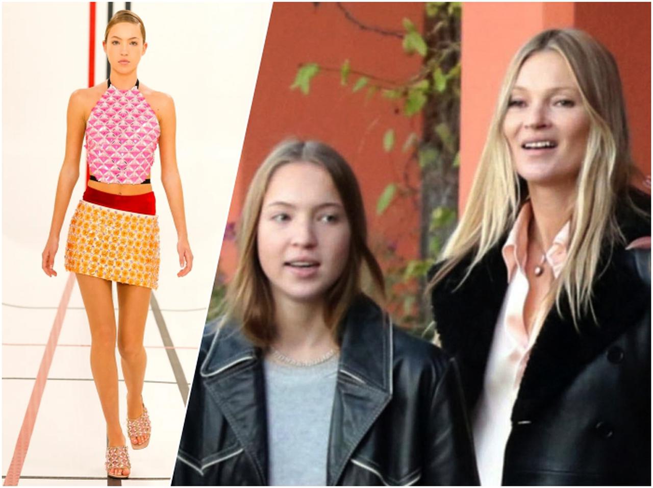 ケイト・モスとモデルデビューした18歳の愛娘ライラ・グレースの親子コーデがクール