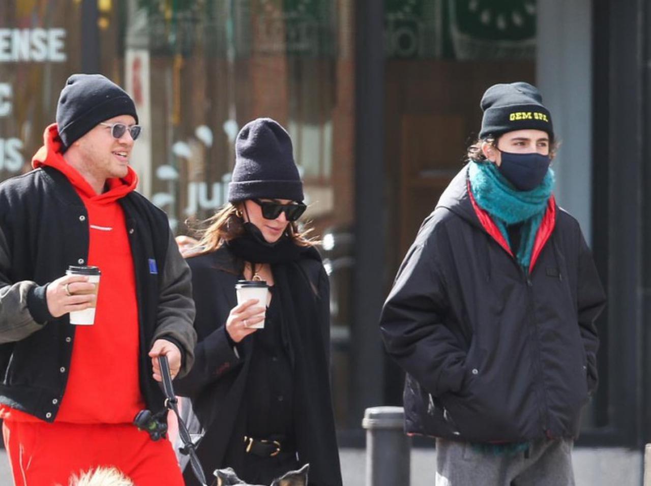 ティモシー・シャラメ、意外なスリーショットを目撃される【写真アリ】