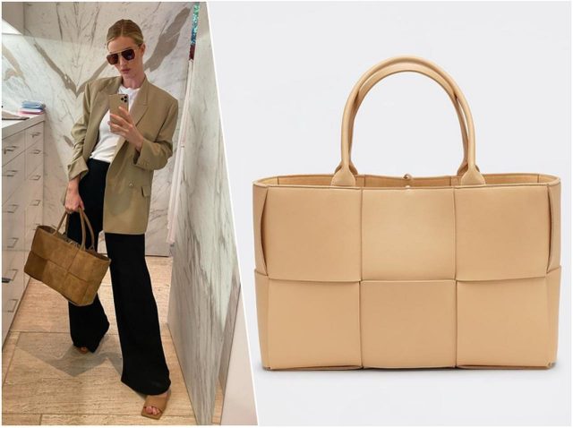 ボッテガ・ヴェネタのモダンな「ザ・アルコ トート」にモデルたちも夢中！