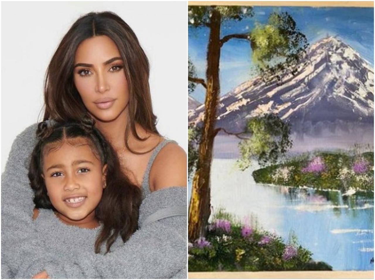 キム・カーダシアン、「7歳娘が描いた絵」がウマすぎて世間に信じてもらえず