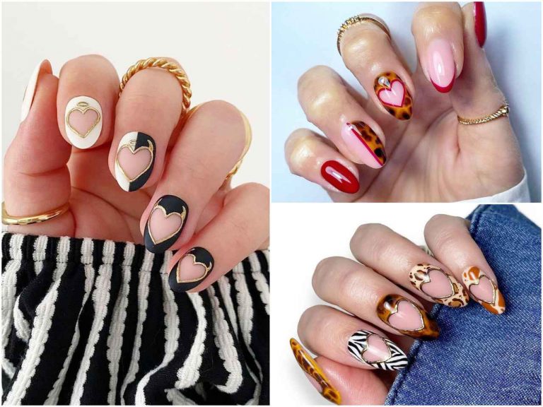 やっぱりハートが可愛い!今年のバレンタインは「くり抜きネイル」で決まり