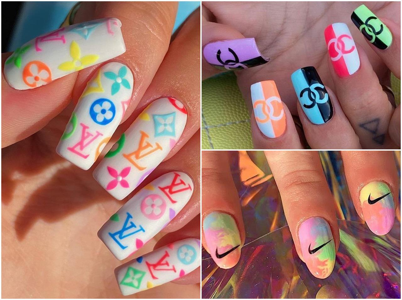 カラフルなロゴをネイルにオン!「マルチカラー・ロゴネイル」がとびっきりカワイイ