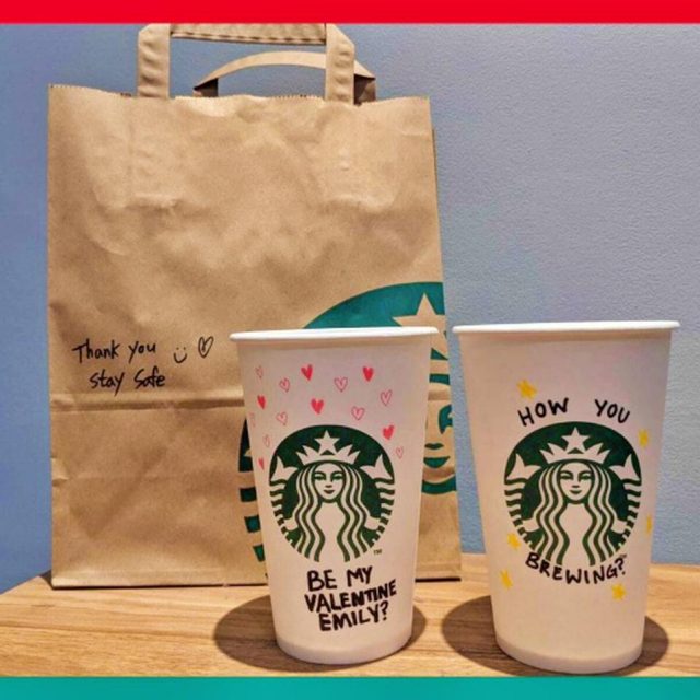 スターバックス、ウーバーイーツと協力して「すべり込みバレンタイン」を後押し