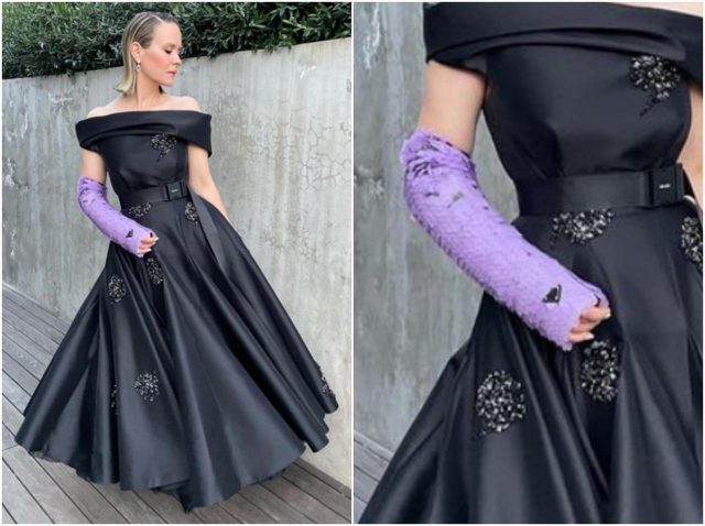 ゴールデン・グローブ賞で、サラ・ポールソンの「プラダのギプス」が絶賛される