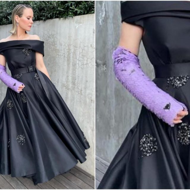 ゴールデン・グローブ賞で、サラ・ポールソンの「プラダのギプス」が絶賛される